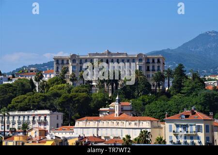 Vue aérienne de Nice, sud de la France Banque D'Images