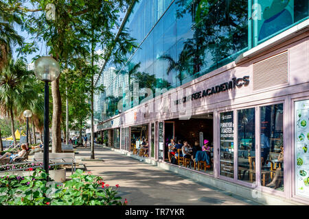 Les universitaires Café Café/Restaurant, Repulse Bay, Hong Kong, Chine Banque D'Images