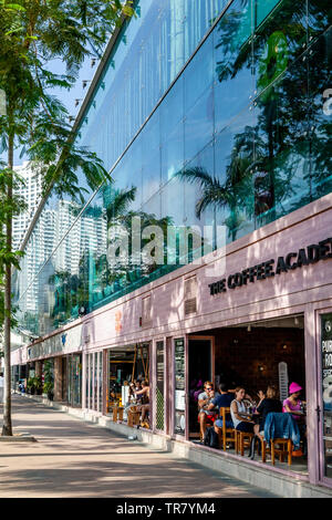 Les universitaires Café Café/Restaurant, Repulse Bay, Hong Kong, Chine Banque D'Images