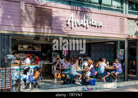 Amalfitana Café/Restaurant à Repulse Bay, Hong Kong, Chine Banque D'Images