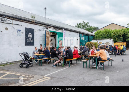 Wild Card Brasserie à Ravenswood Industrial Estate, Walthamstow, London, UK Banque D'Images