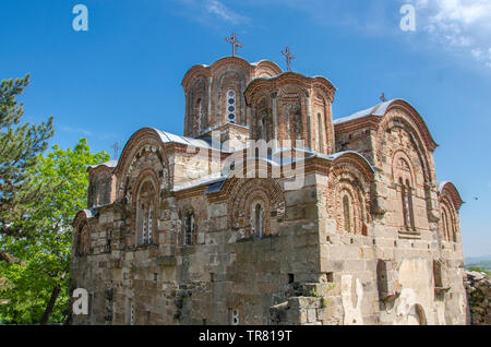 Macédoine - Staro Nagoričane - l'église Saint Georges Banque D'Images