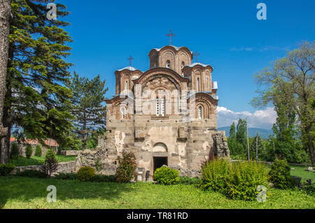 Macédoine - Staro Nagoričane - l'église Saint Georges Banque D'Images