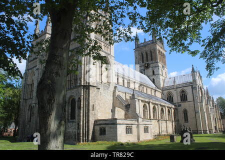 Selby Abbey,abbaye médiévale church North Yorkshire, England UK Banque D'Images