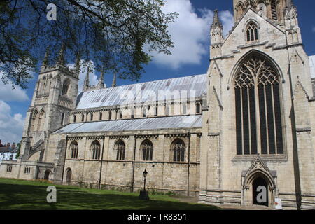 Selby Abbey,abbaye médiévale church North Yorkshire, England UK Banque D'Images