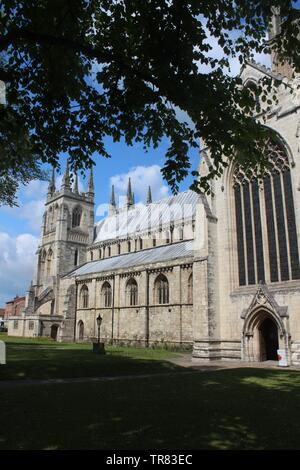 Selby Abbey,abbaye médiévale church North Yorkshire, England UK Banque D'Images