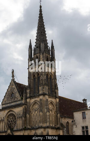 Eglise Saint-blaise à Cadillac, France Banque D'Images