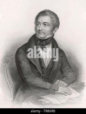 ADOLPHE THIERS (1797-1877) Historien et homme politique français Banque D'Images