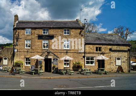 UK,Derbyshire,Ashover,The Black Swan Inn Banque D'Images