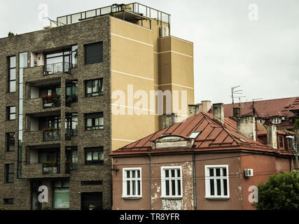 Les bâtiments modernes de l'architecture design, tout nouveaux appartements, Belgrade, Serbie Banque D'Images