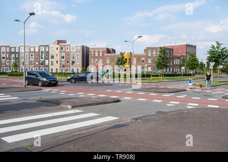 Almere, près d'Amsterdam est la plus communauté croissante en Hollande. Banque D'Images