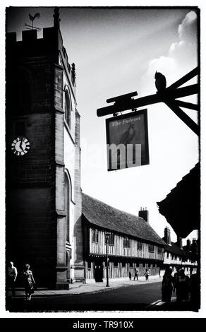 La chapelle de la Guilde, Shakespeare's School & Guildhall, Church Street, Stratford-upon-Avon, Warwickshire, Angleterre, Royaume-Uni. Circa 1980 Banque D'Images