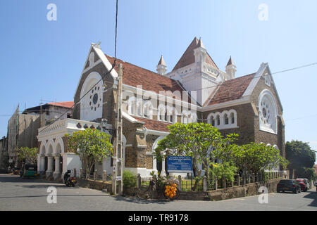 L'église anglicane All Saints à galle fort Sri lanka Banque D'Images