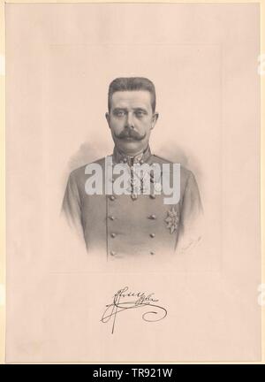 Franz Ferdinand, Archiduc d'Autriche-Este, Additional-Rights Clearance-Info-Not-Available- Banque D'Images