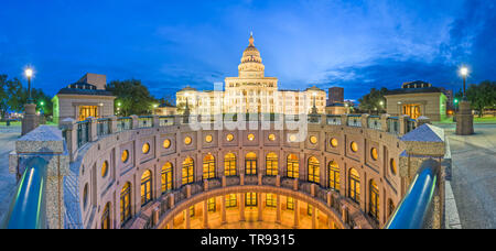 Austin, Texas, USA à la Texas State Capitol. Banque D'Images