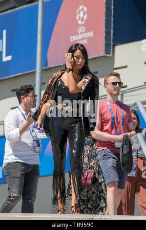 Pilar Rubio Fernández (épouse de joueur du Real Madrid Sergio Ramos) - La finale de la Ligue des Champions s'accumuler avant le dernier match entre Tottenham Hotspur et Liverpool le 30 mai 2019 au Stade Metropolitano (stade Metropolitano), Av. de Luis Aragonés, 4, 28022 Madrid, Espagne le 30 mai 2019. Photo par Andy Rowland. Credit : premier Media Images/Alamy Live News Banque D'Images