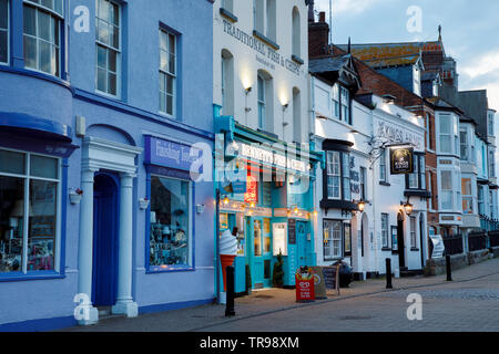 WEYMOUTH, Royaume-Uni - Mai 20th, 2019 : Vieux Port est un port pittoresque à la ville en bord de mer de Weymouth, dans le Dorset, dans le sud de l'Angleterre. Banque D'Images