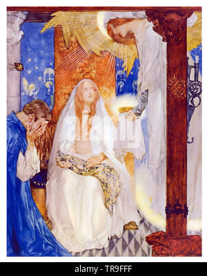 Le Morte D'arthur par William Russell Flint Banque D'Images