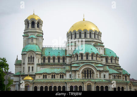 Saint Aleksandar Nevski Cathedral, Sofia, Bulgarie Banque D'Images