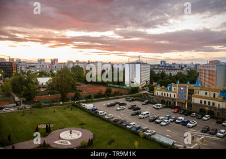 Sofia, Bulgarie - sunset scene Banque D'Images