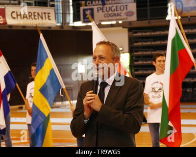 Championnat d'Europe d'escrime vétérans à Cognac (Charente) Banque D'Images