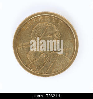 Pièce de 1 dollar des États-Unis - acagawea "Dollar" 2000 Banque D'Images