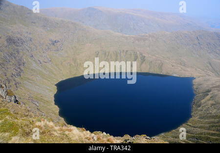 Blea l'eau, les montant et le Wainwright High Street de mauvais Mardale Bell dans la Parc National de Lake District, Cumbria, England, UK. Banque D'Images