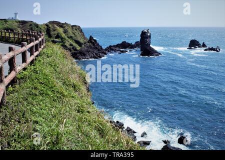 Seopjikoji à Jeju, Corée Banque D'Images