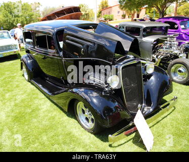 Vintage Hot Rod à l'événement un jour commémoratif à Boulder City, Nevada, USA Banque D'Images