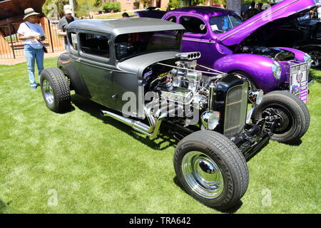 Vintage Hot Rod à l'événement un jour commémoratif à Boulder City, Nevada, USA Banque D'Images