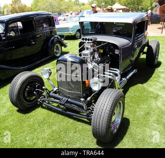 Vintage Hot Rod à l'événement un jour commémoratif à Boulder City, Nevada, USA Banque D'Images