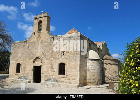 Église de Panayia Angeloktisti dans Kiti village près de Larnaca, Chypre Banque D'Images