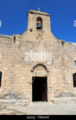 Église de Panayia Angeloktisti dans Kiti village près de Larnaca, Chypre Banque D'Images