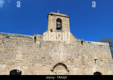 Église de Panayia Angeloktisti dans Kiti village près de Larnaca, Chypre Banque D'Images