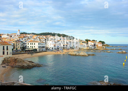 Calella de Palafrugell vue générale. La Catalogne. Espagne Banque D'Images