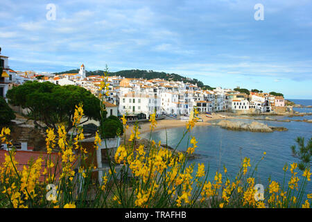 Calella de Palafrugell vue générale. La Catalogne. Espagne Banque D'Images