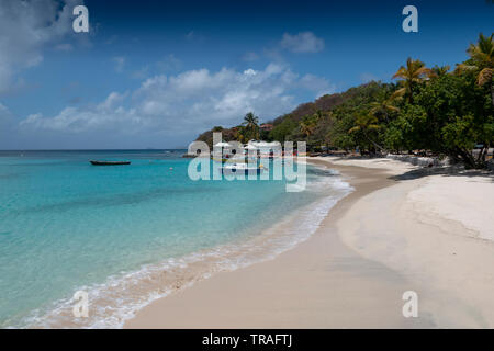 Lovell Village sur le front de mer sur l'île de Mustique Banque D'Images