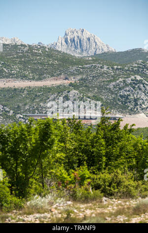 Montagnes Parc national de Paklenica en Croatie, l'Europe. Banque D'Images