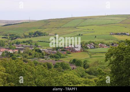 La vie sauvage et des paysages de Milnrow et Rutland Banque D'Images