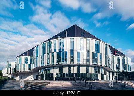 HELSINGBORG, Suède - 28 MAI 2019 : Une couleur fine art photographie de l'arène d'Helsingborg l'un des nouveaux bâtiments de l'architecture moderne trouve dans Swe Banque D'Images