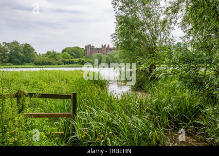 La réserve naturelle de framlingham simple uk suffolk Banque D'Images