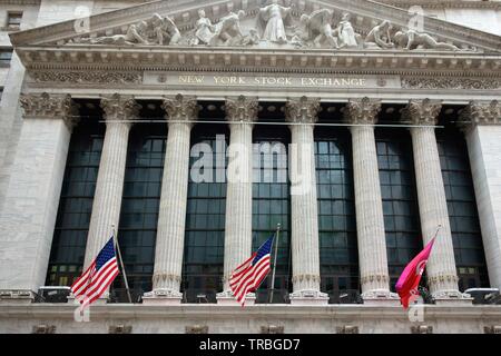 New York Stock Exchange building Banque D'Images