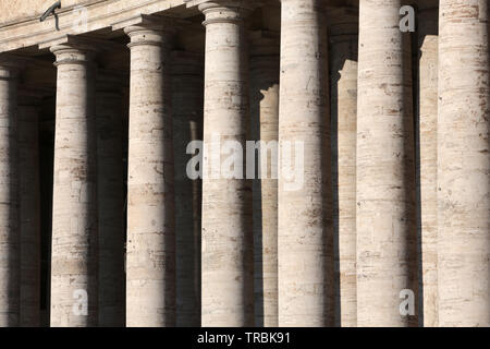 La Cité du Vatican. La Basilique de Saint Pierre. Rome. Italie. Banque D'Images