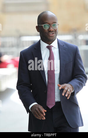 Londres - JUN 02, 2019 : Sam Gyimah vu à la BBC à Londres Banque D'Images