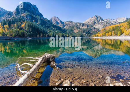 Le Parc National Aigüestortes, Catalunya, Espagne Banque D'Images