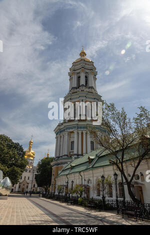 Grande Laure Laure de Pechersk de Kiev, Clocher historique monastère chrétien orthodoxe, Kiev, Ukraine Banque D'Images