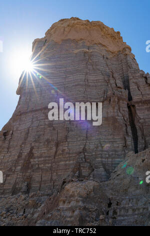 Concrétions de sel dans le site Dallol dépression Danakil en Ethiopie, Afrique Banque D'Images