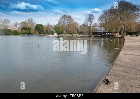 Vue sur le parc Victoria. Bethnal Green, E2. East London Park Banque D'Images