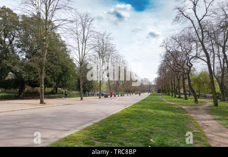 Vue sur le parc Victoria. Bethnal Green, E2. East London Park Banque D'Images