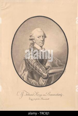 Ferdinand, Duc d'Brunswick-Wolfenbuettel Additional-Rights Clearance-Info,--Not-Available Banque D'Images
